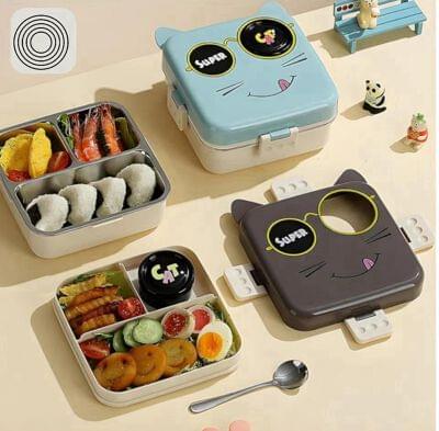 3 grid lunchbox